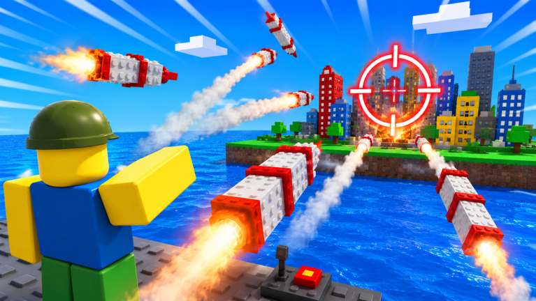 Missiles vs Cities official Roblox cover art
